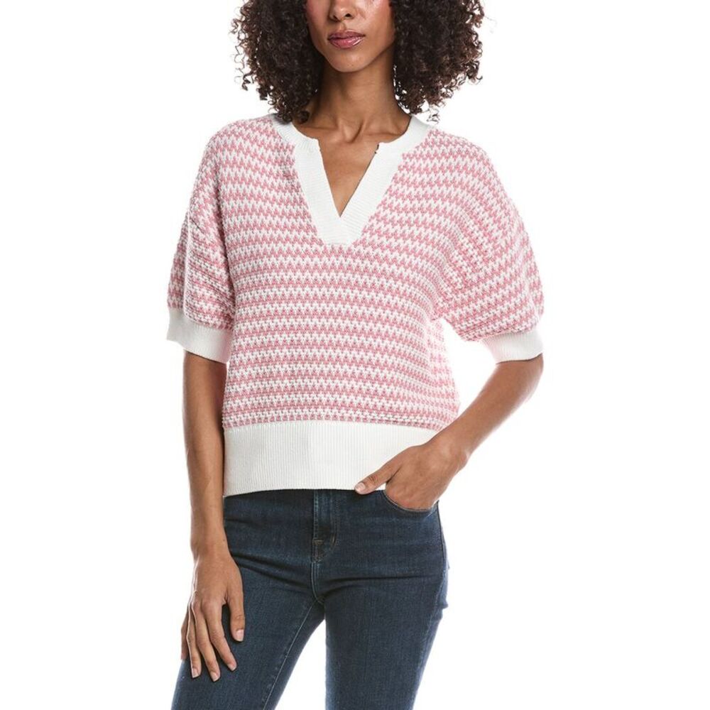 Bernardo Womens Jacquard Popover, Pink